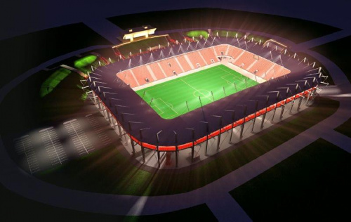 projekt stadionu #StadionZagłębieLubin
