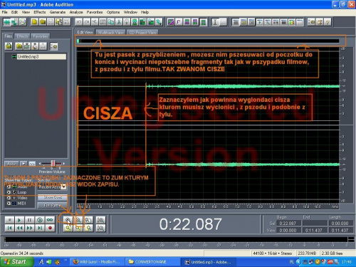 Screny z Adobe Audition #SAA