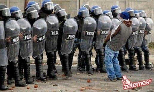 #policja #walka #fight #odwaga