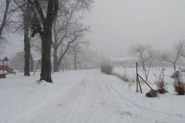 Pątnów Legnicki- zima 2009 #Zima #PątnówLegnicki #śnieg #kulig