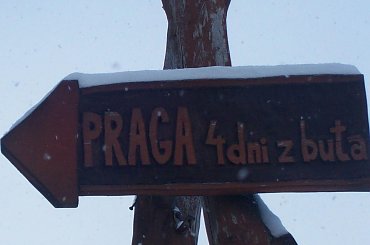 Szklarska Poręba-propozycja? #drogowskaz #SzklarskaPoręba #zima #praga
