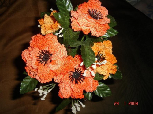 kwiatki orange