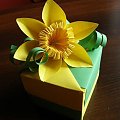 Pudełko z kwiatkiem #origami