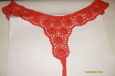 stringi szydełkowe tył #StringiSzydełkowe #BieliznaKoronkowa #SzydełkowaOdzież #rękodzieło #moda