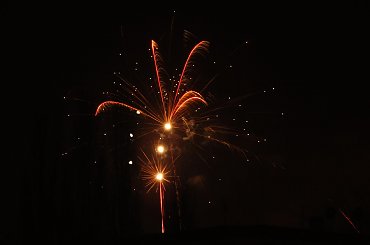 Sylwester 2010/2011 Racibórz, Śląskie #szron #zima #śnieg #choinka #fajerwerki #sylwester #petardy