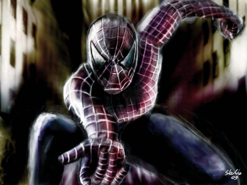 Mój edit tapety robionej przez Skulio #Spiderman