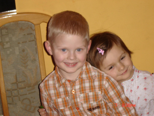 Patrysia i Tomuś:):)Ach te 3-latki:):)