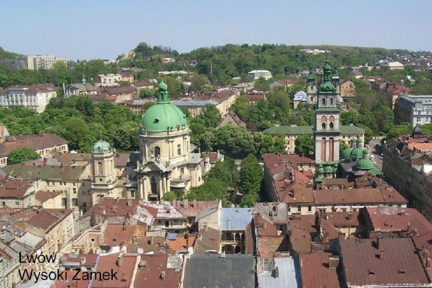 Lwów - Widok z Kopca Uni Lubelskiej.