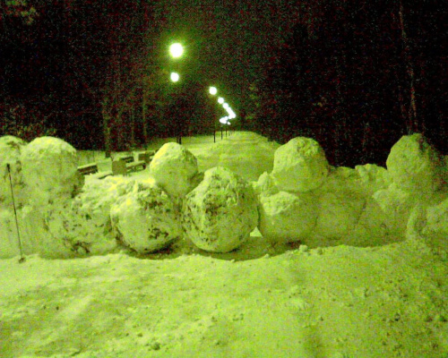 Ścieżka nadmorska, Gdańsk, zima 2009