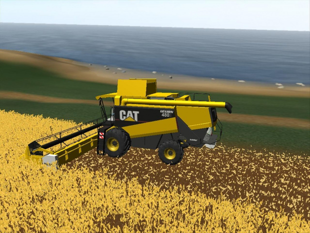 CAT Lexion 480 #CAT #Lexion #LandwirtschaftsSimulator2008