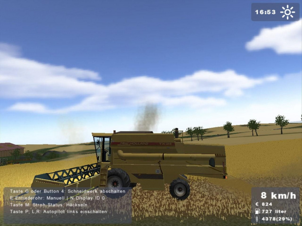 New Holland TX34 #LandwirtschaftsSimulator2008 #NewHolland #TX34