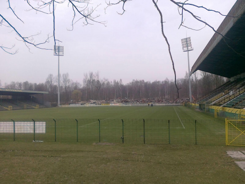 #GKSKatowice #rozbiórka #stadion #trybuna