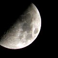 Księżyc nocą - Fota Henia #KsiężycHenio