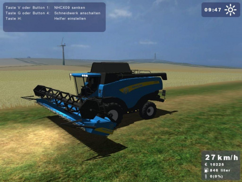 New Holland CX860 niebieski #Landwirtschafts #Simulator2009 #NewHolland #Holland #CX860